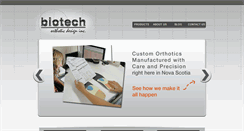 Desktop Screenshot of biotechorthotics.com